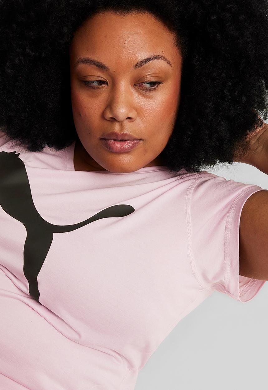 PUMA - Train Favorite Heather Cat Tee - Grape Mist