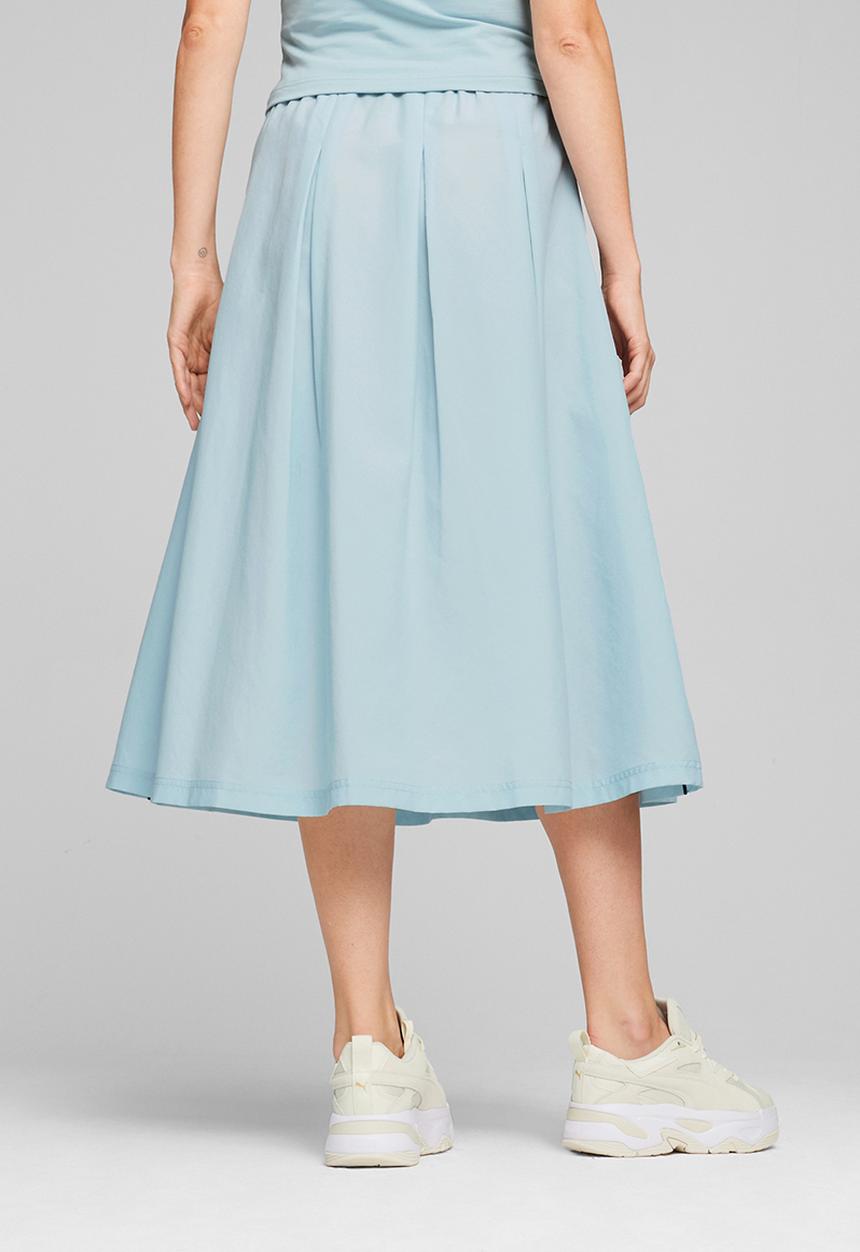 PUMA - Infuse Pleated Midi Skirt - Turquoise Surf