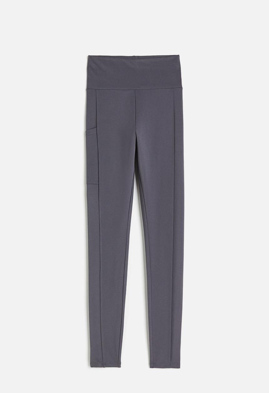 H&M - Pocket-detail leggings - dark grey