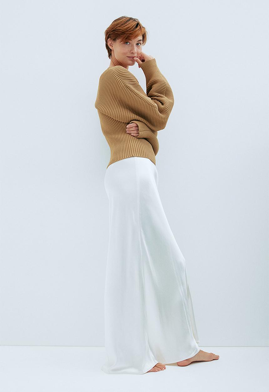 H&M - Rib-knit jumper - dark beige