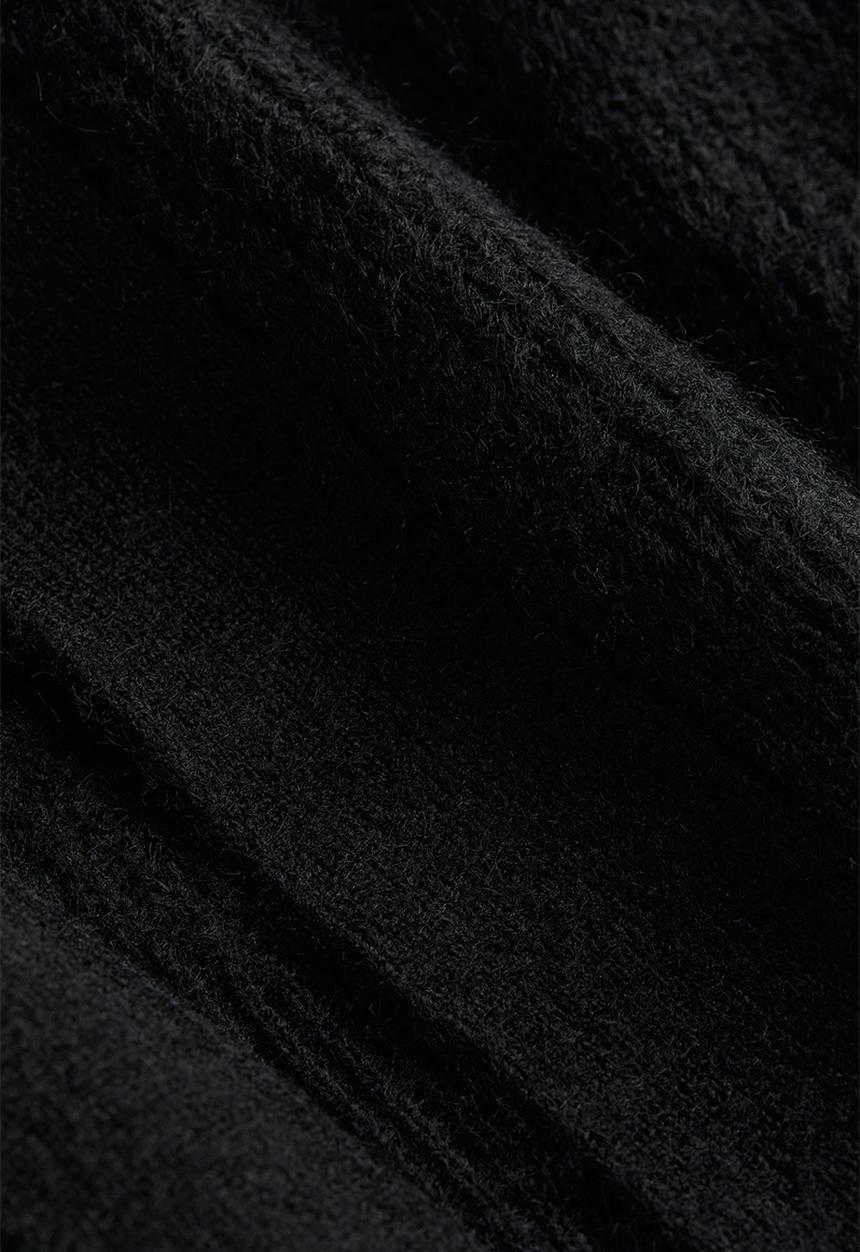 H&M - Tie-belt cardigan - black