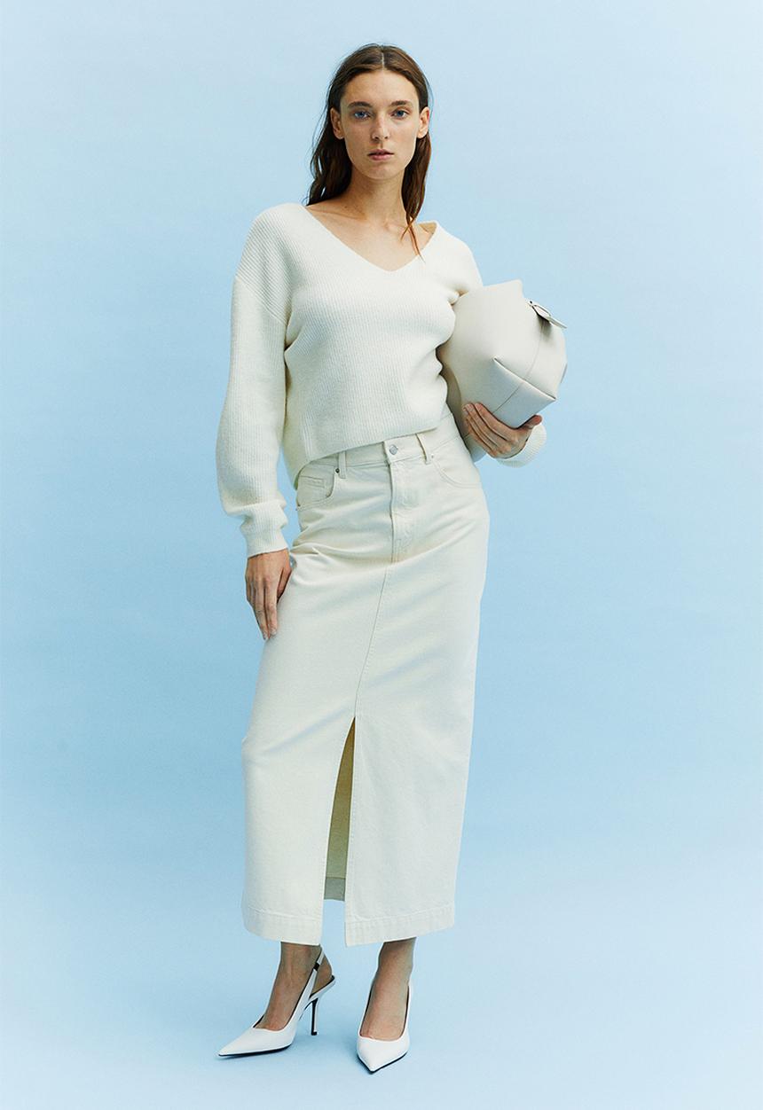 H&M - V-neck jumper - cream