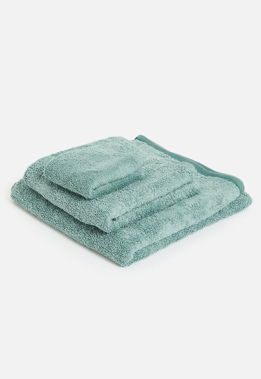Bathroom Solutions - Lux towel set of 3 - teal