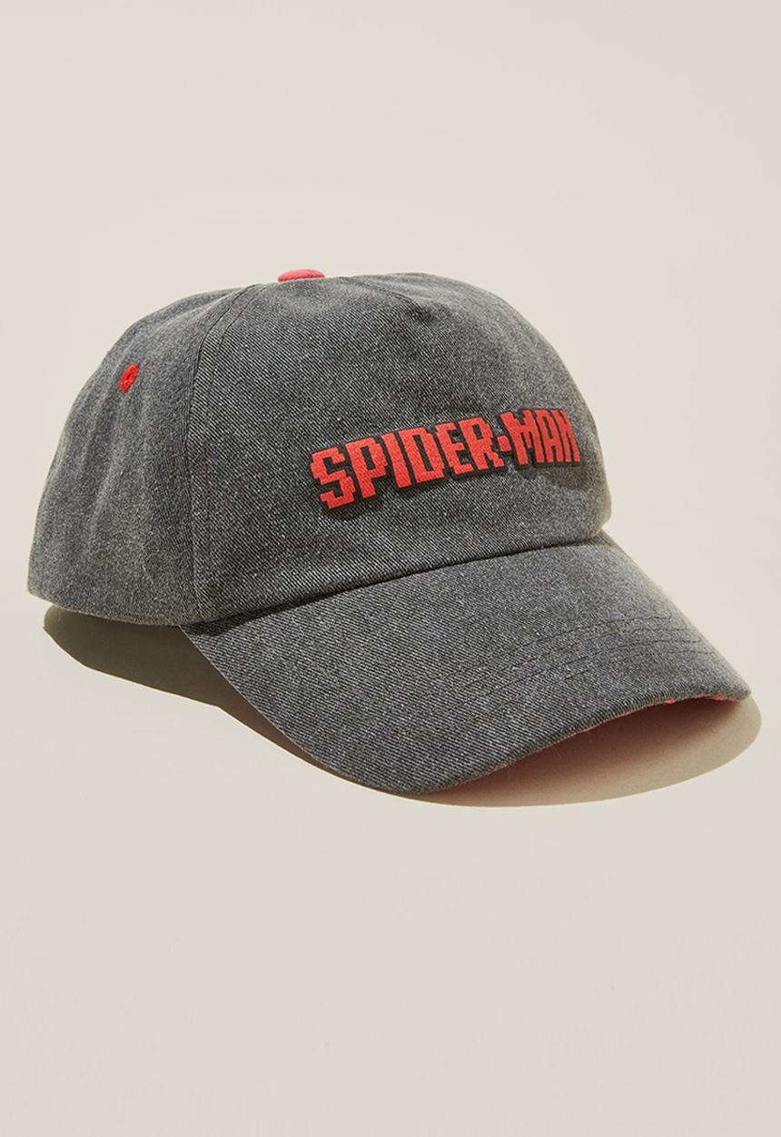 Cotton On - Kids licensed cap - lcn mar retro spiderman/phantom
