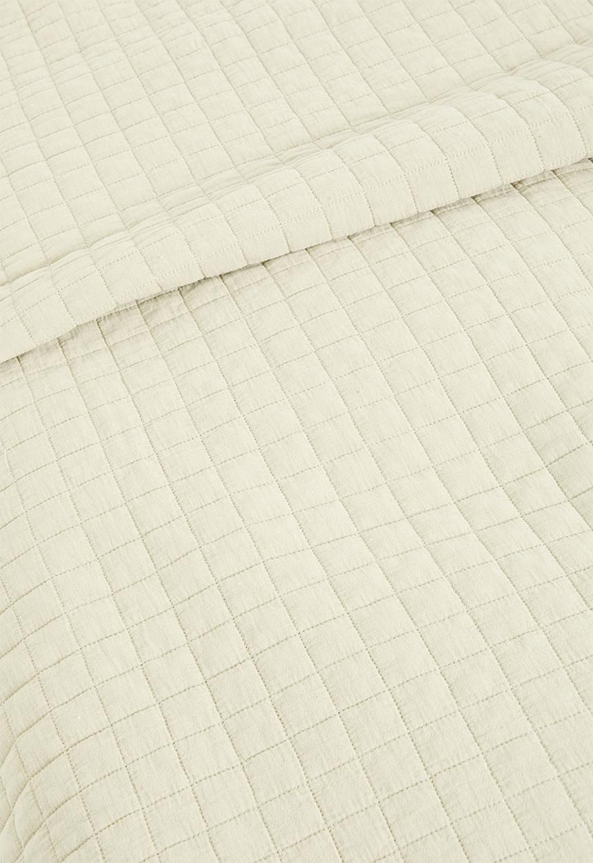 Sixth Floor - Cotton Stone Wash Bed Quilt  - Stone