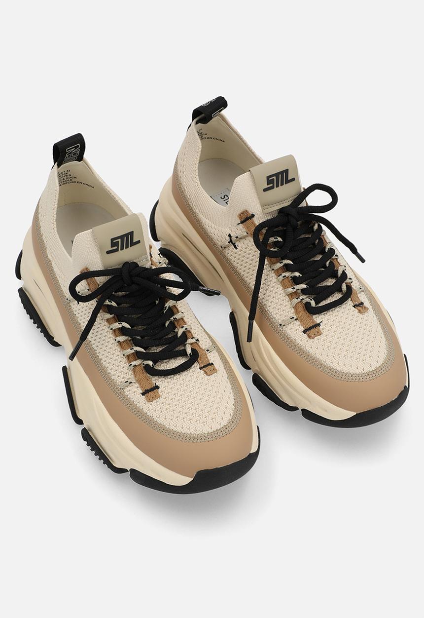 Steve Madden - Playmaker sneaker - khaki & white