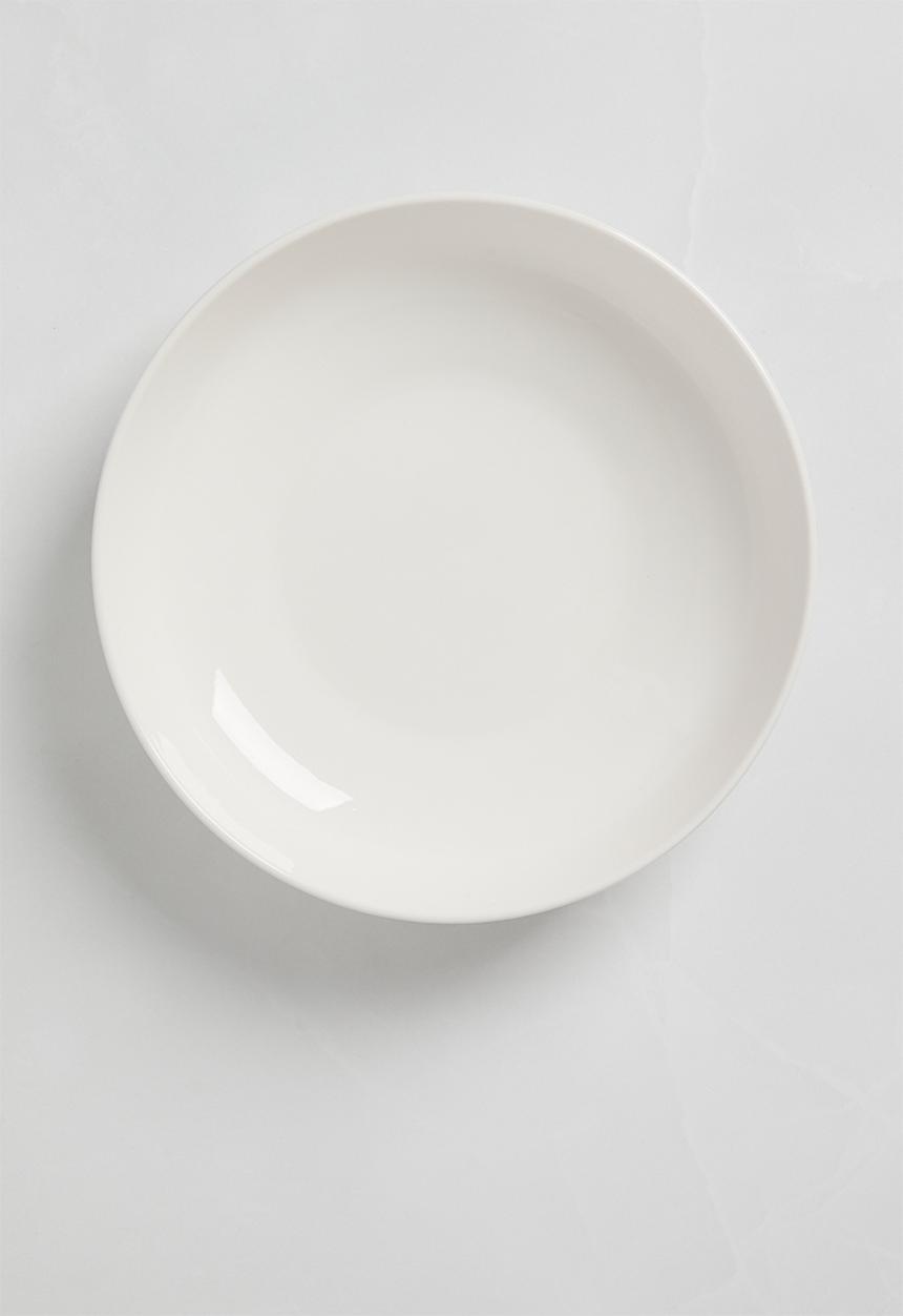 Sixth Floor - Lines pasta bowl set of 4 - White