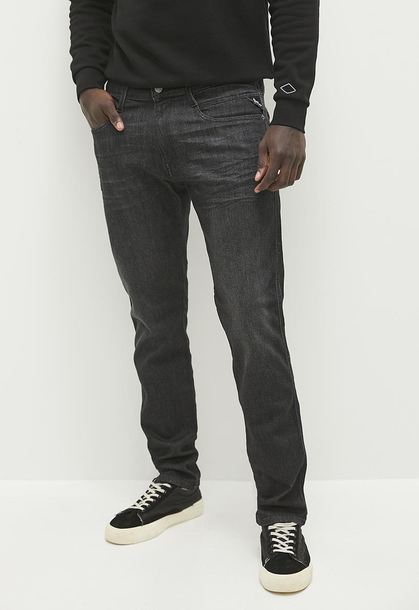 Pants - black delavè