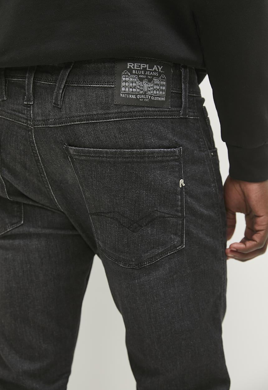 Pants - black delavè