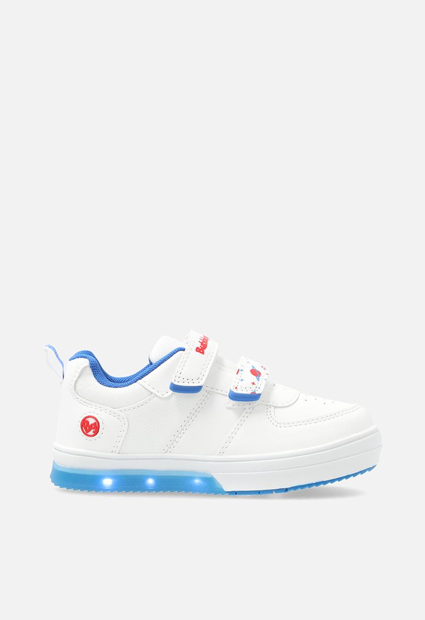 Bubblegummers - Neon light up sneakers - bright white/blue