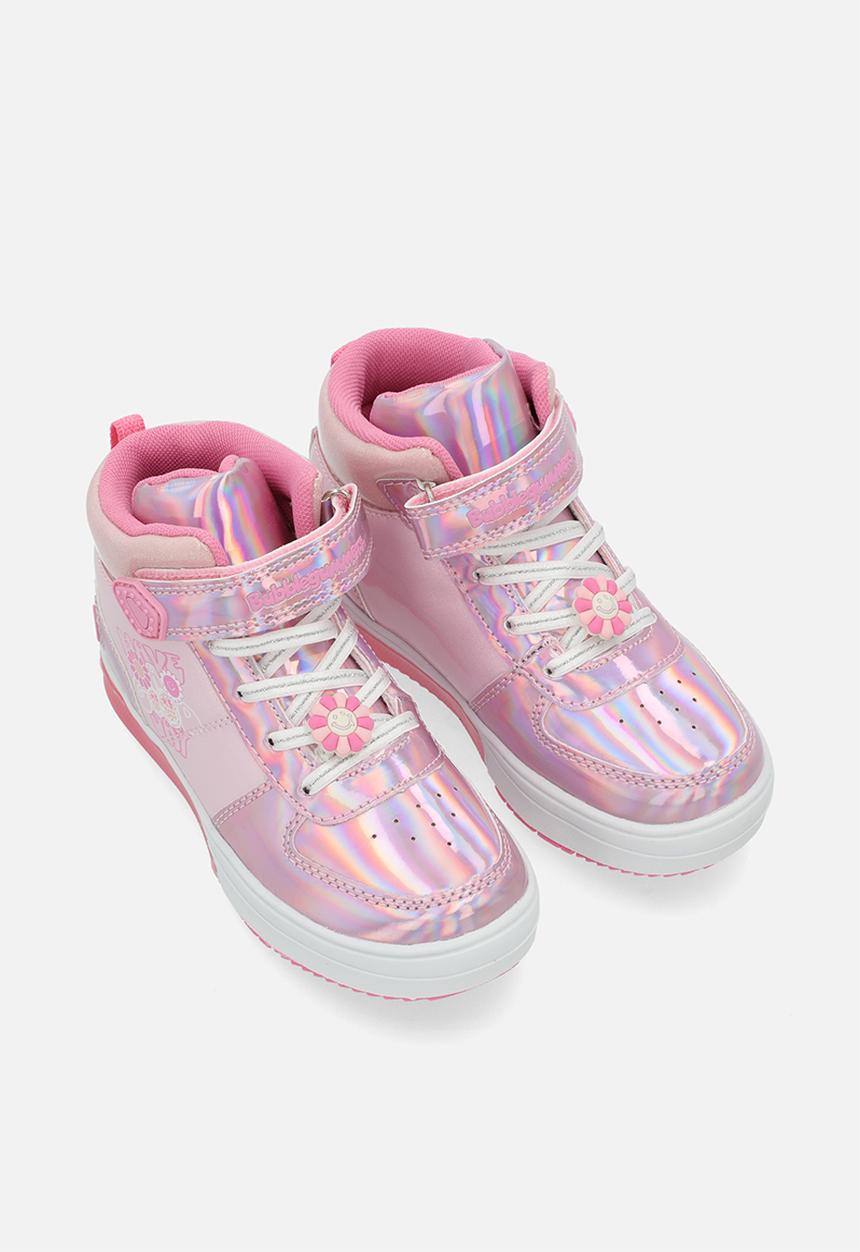 Bubblegummers - Neon hi-top light up sneakers - light pink
