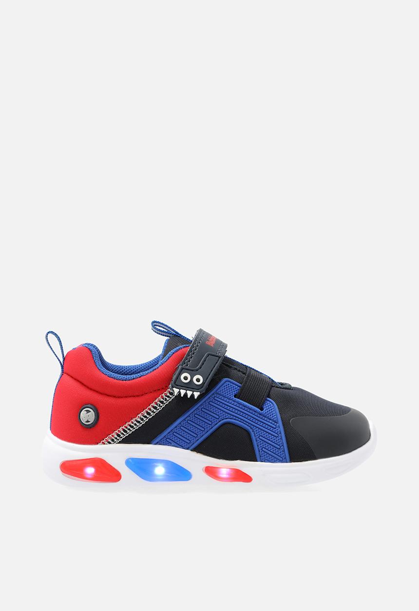 Bubblegummers - Stride light up sneakers - navy/red