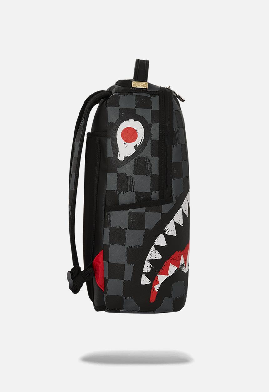 Sprayground - Sharks in paris painted grey backpack - black