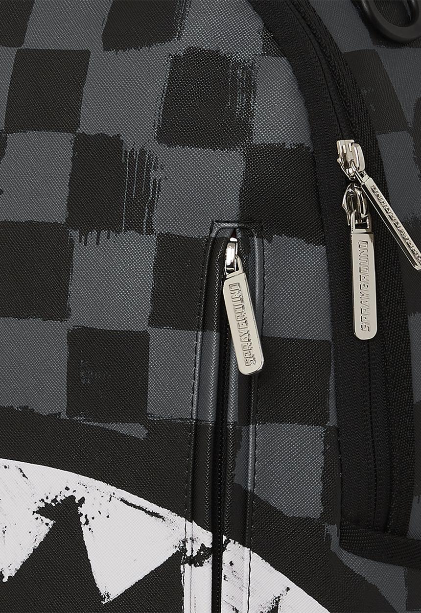 Sprayground - Sharks in paris painted grey backpack - black