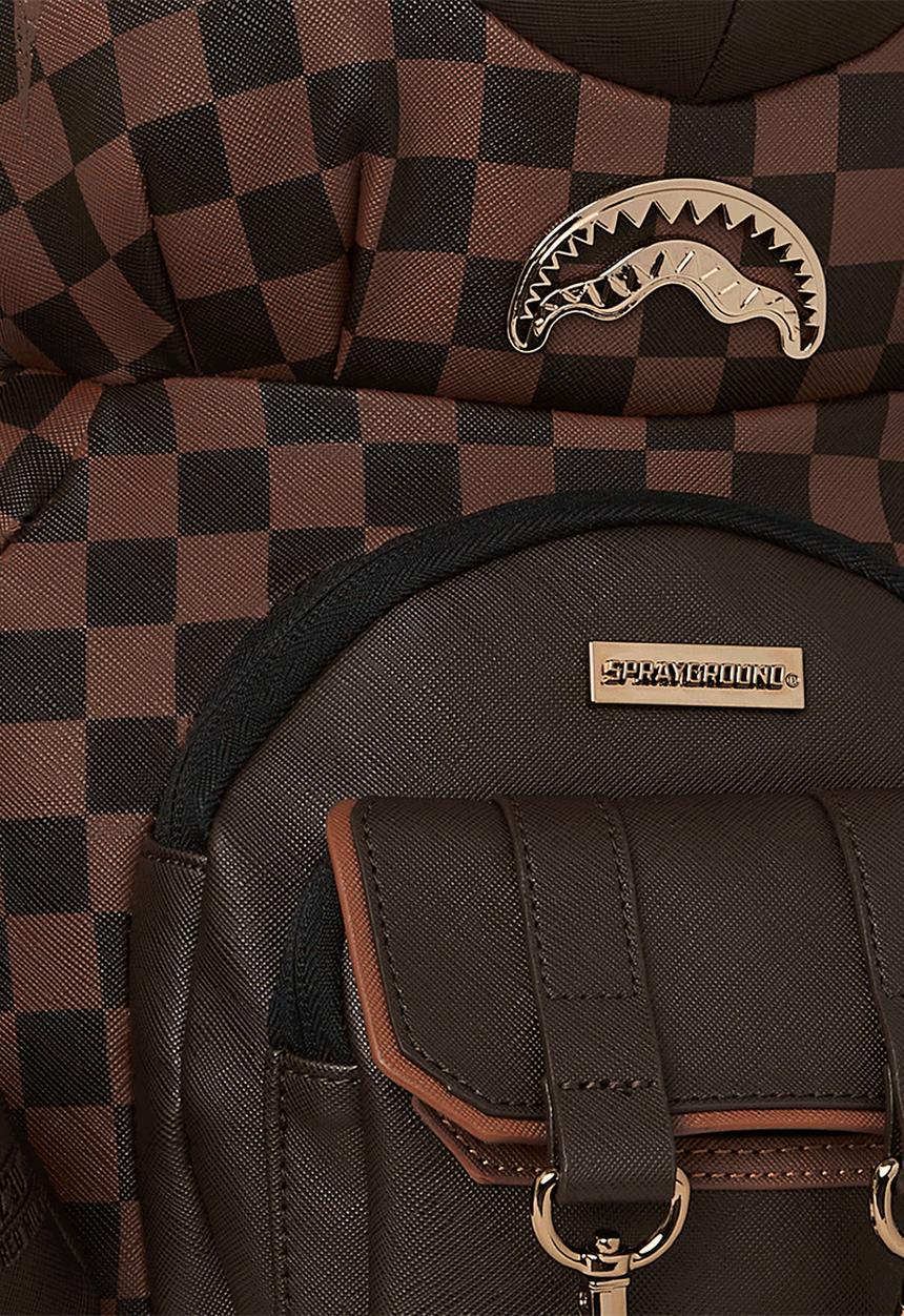 Sprayground - Brown checkered so teddy bear - brown