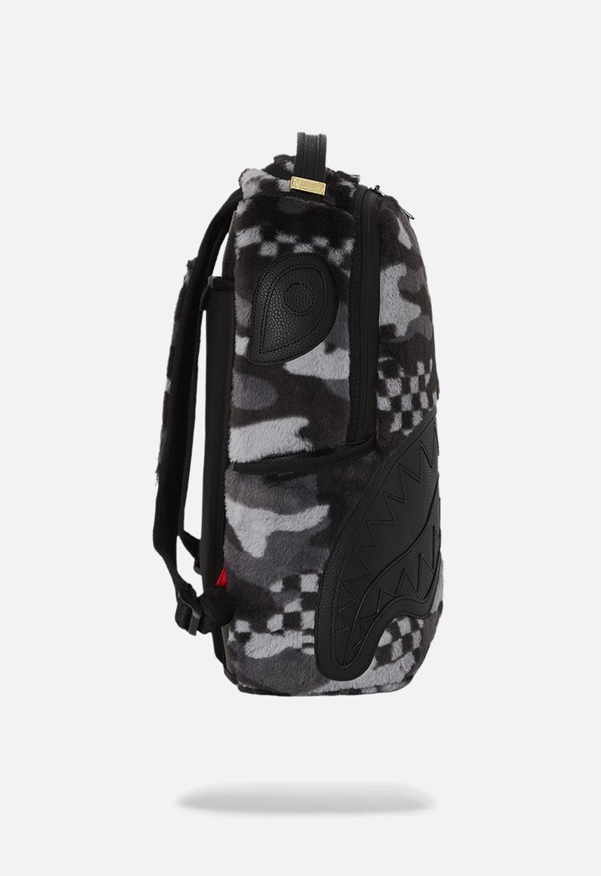 Sprayground - Camo velvet backpack - charcoal
