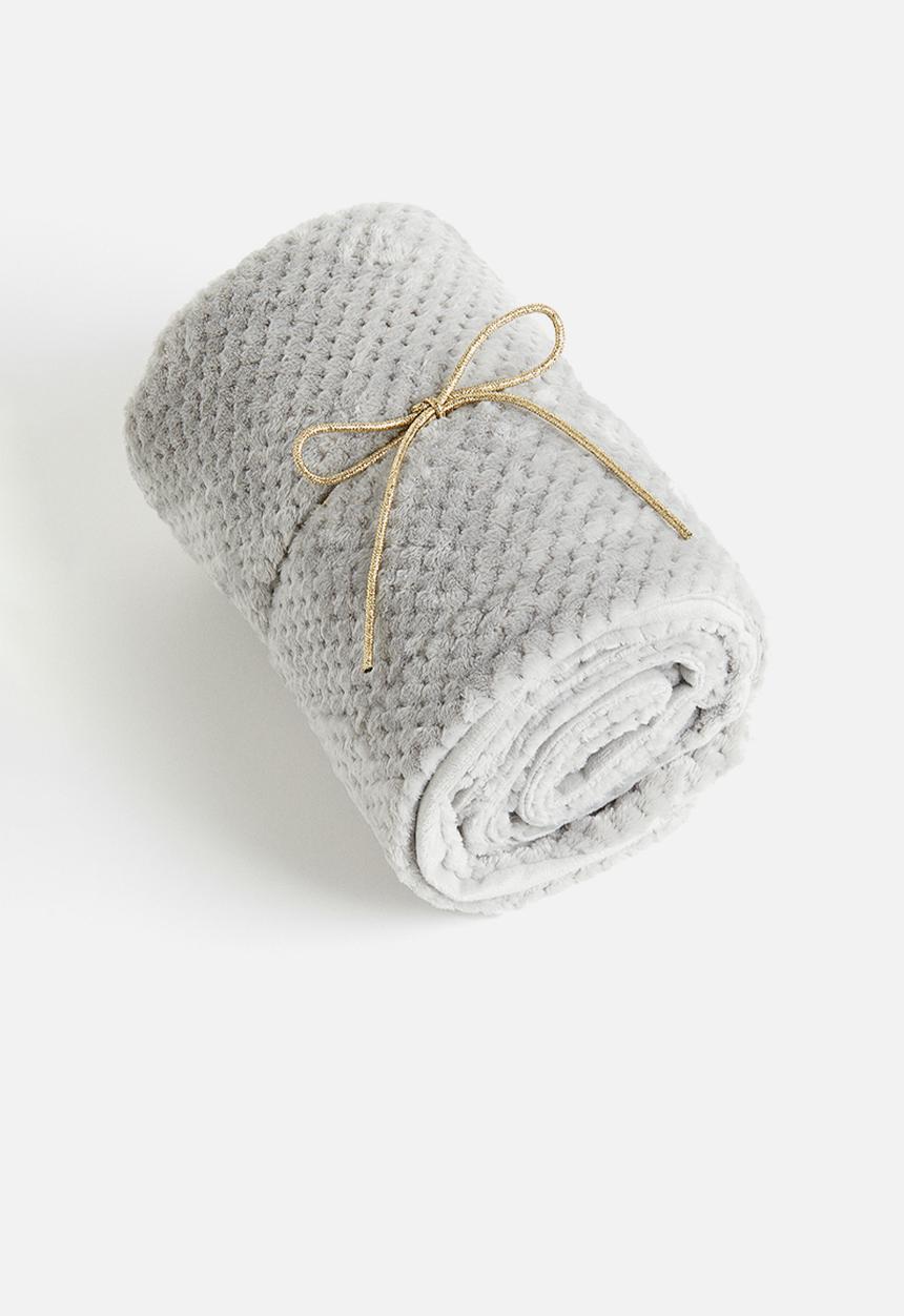 H&M - Fleece blanket - light grey
