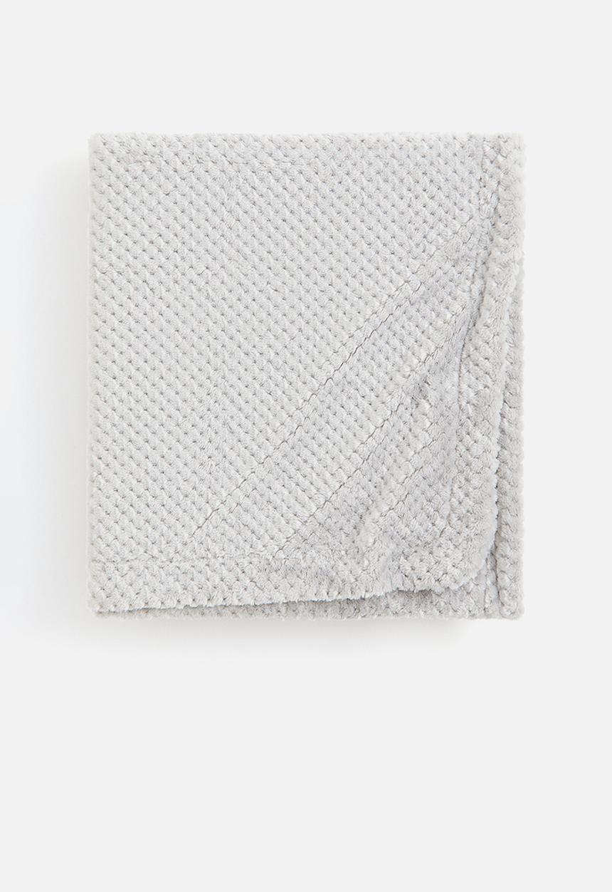 H&M - Fleece blanket - light grey