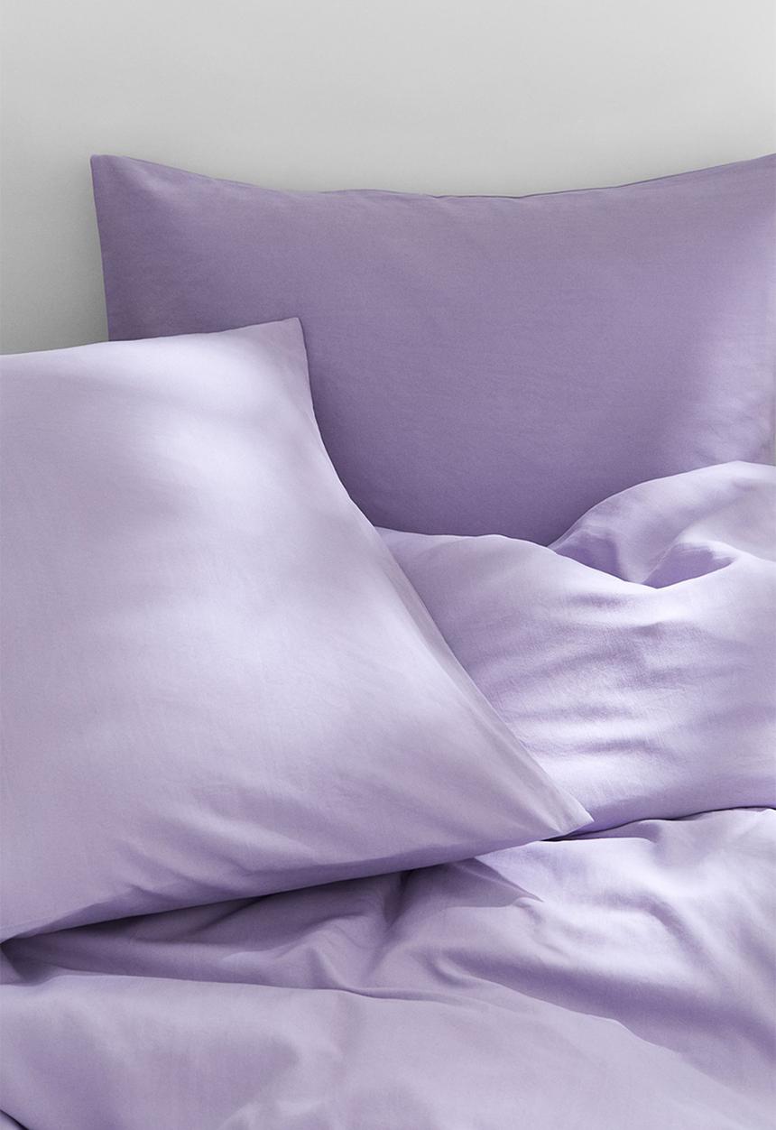 H&M - Double/king duvet cover set - purple