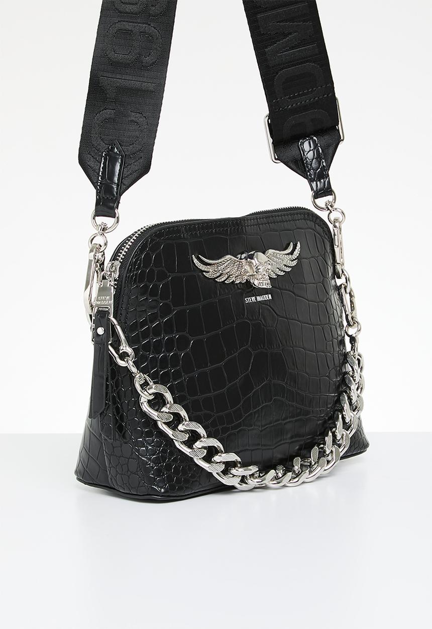 Steve Madden - Bgrind crossbody - black & silver