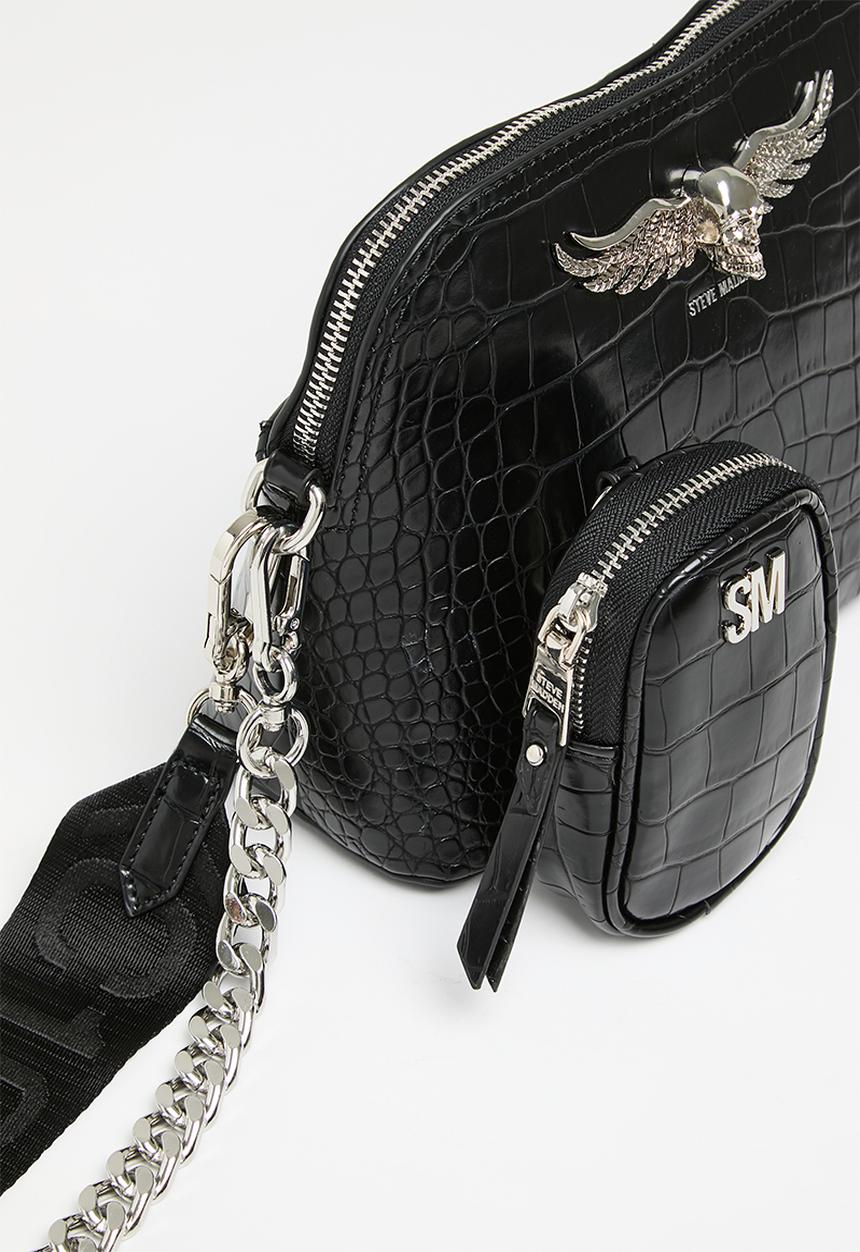 Steve Madden - Bgrind crossbody - black & silver