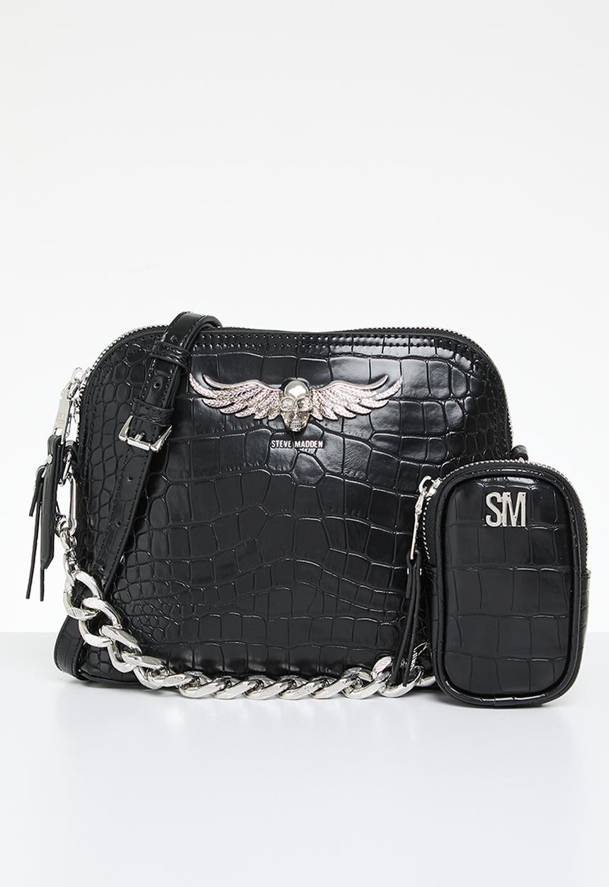 Steve Madden - Bgrind crossbody - black & silver