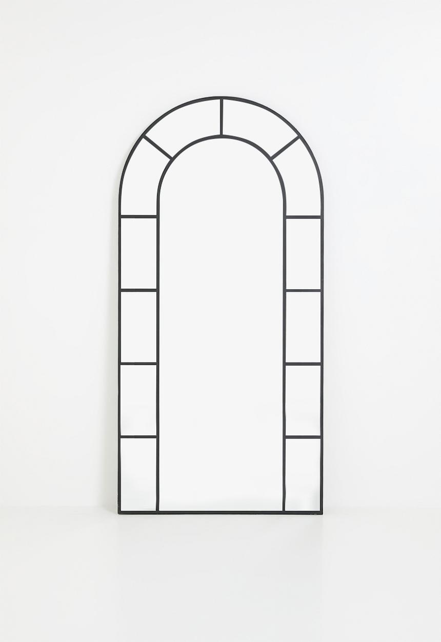 Native Decor - Soho arched floor mirror - black