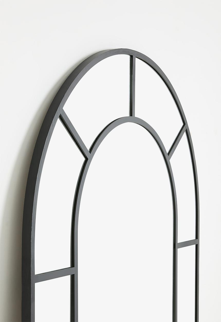 Native Decor - Soho arched floor mirror - black