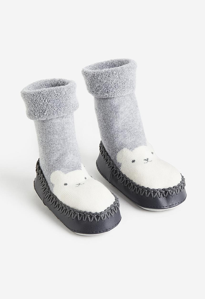 H&M - Moccasins - light grey bear