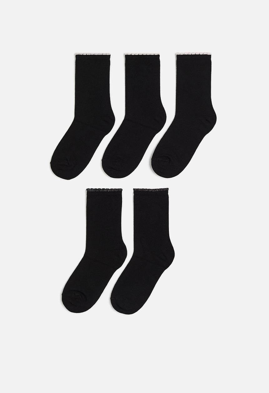 H&M - 5-pack socks - black