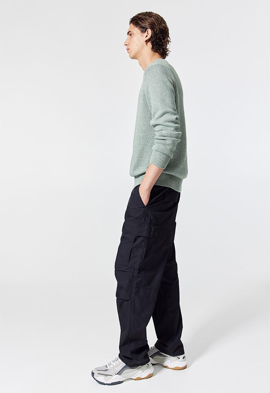 H&M - Regular fit cotton jumper - dusty green