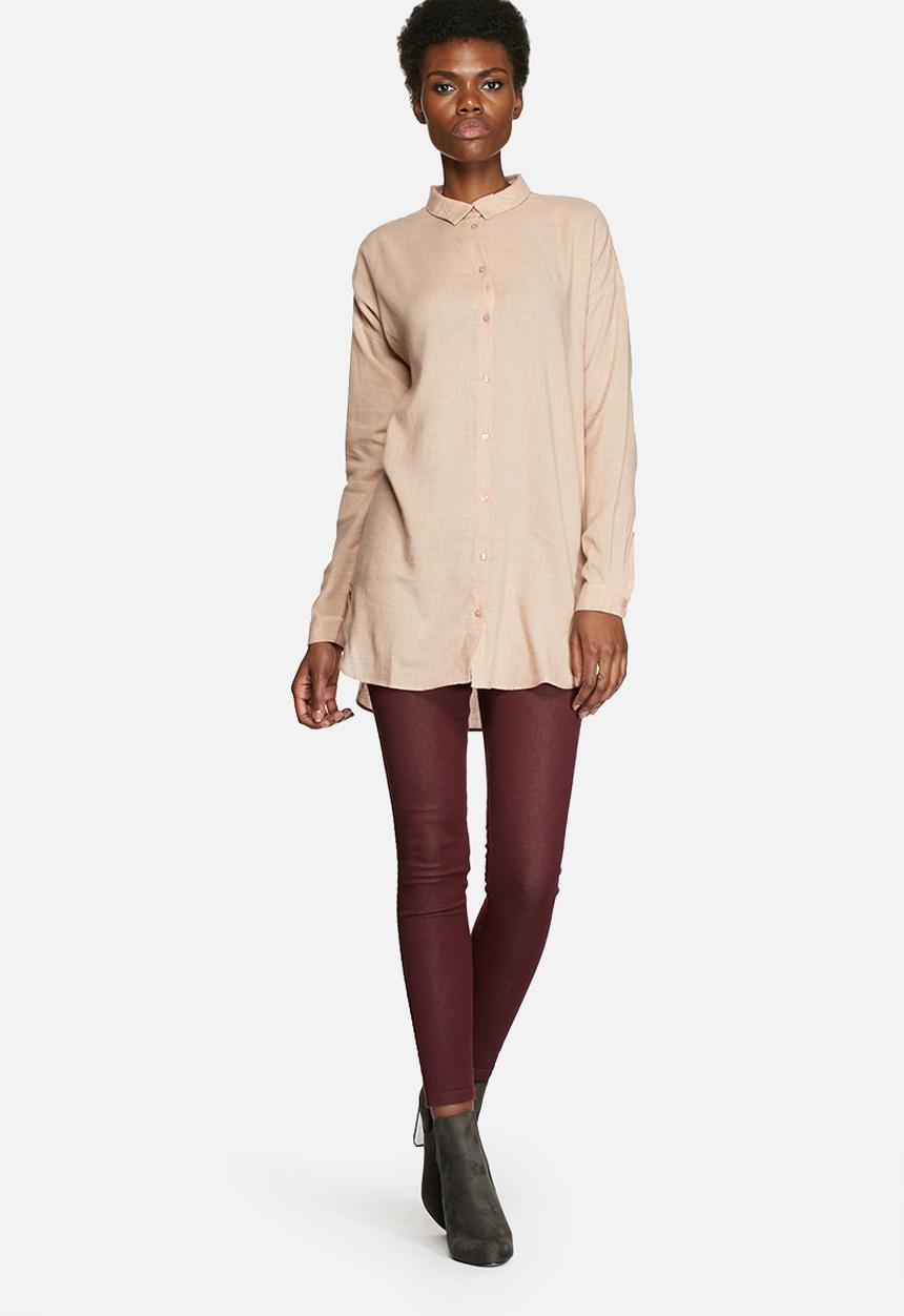 VILA - Liza Long Soft Shirt