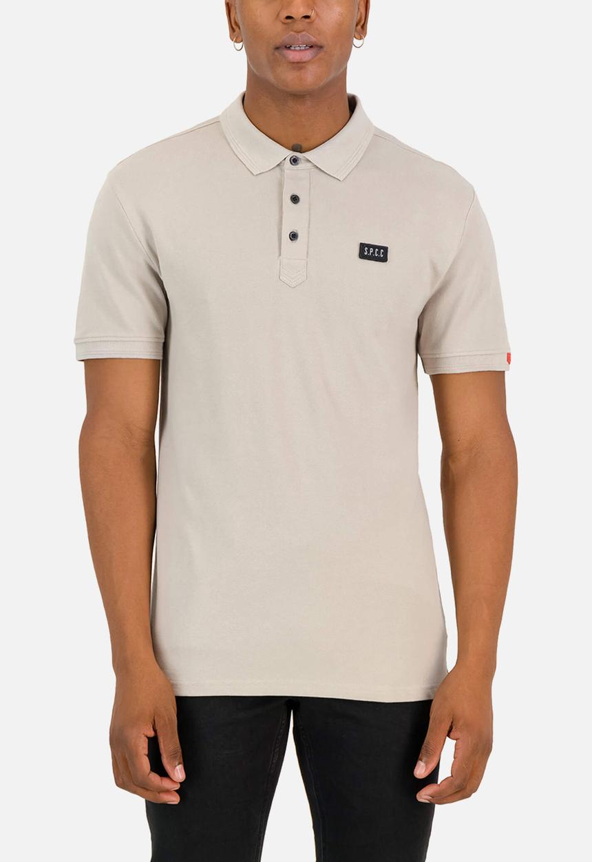 S.P.C.C - Diallo Signature Slimline Fit Polos - Bone