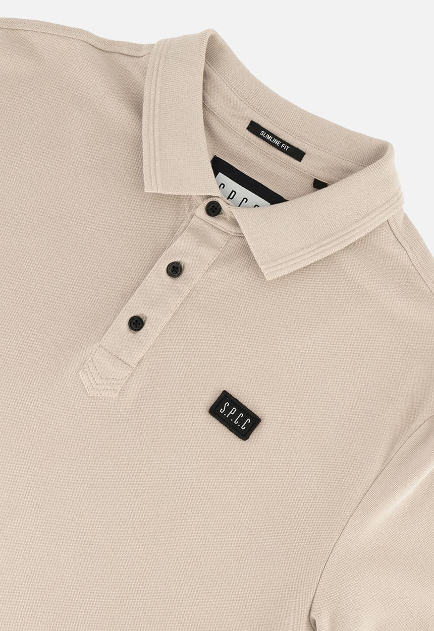 S.P.C.C - Diallo Signature Slimline Fit Polos - Bone