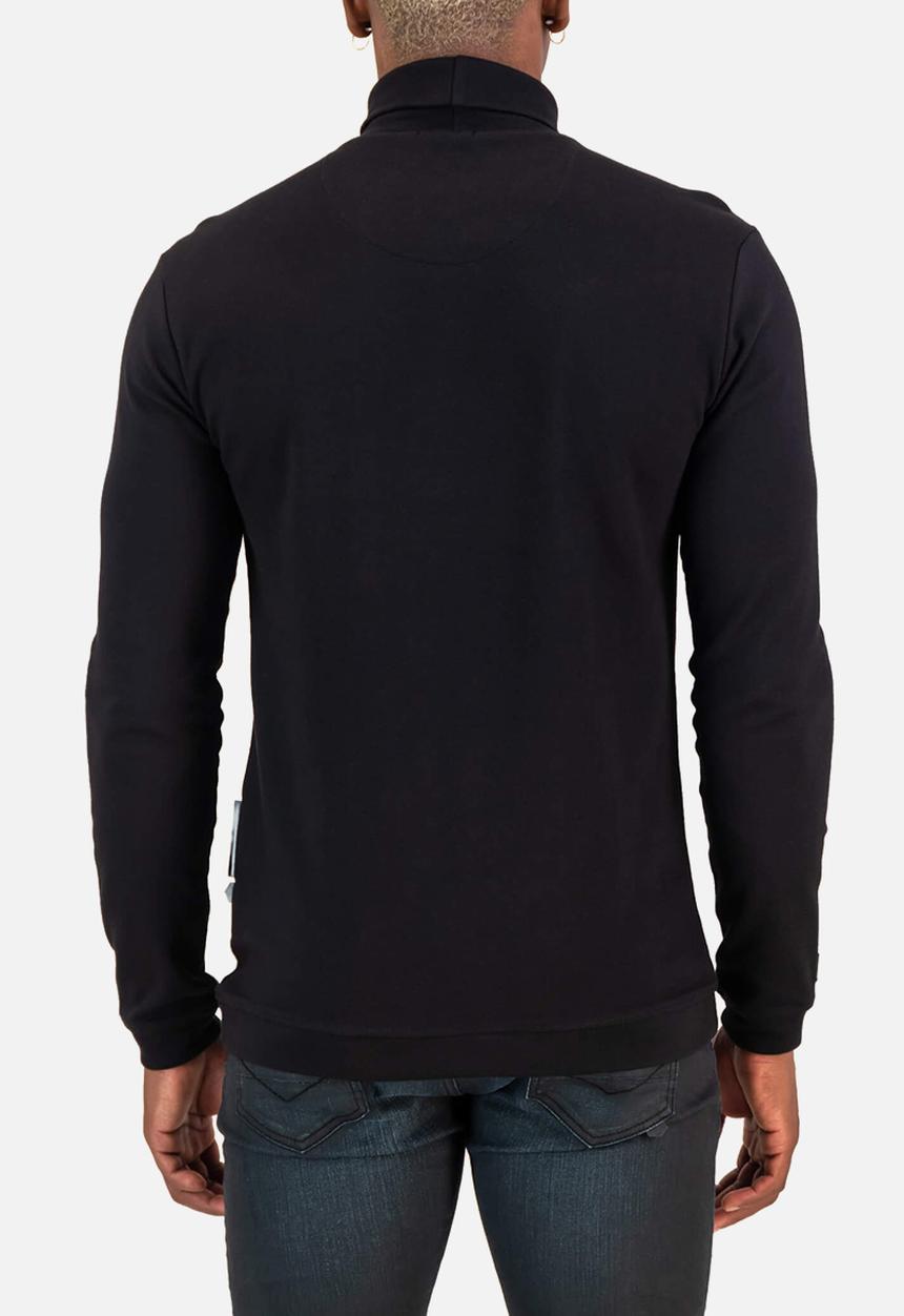 S.P.C.C - Kramden Fashion Slimline Fit Long Sleeve Tees - Black