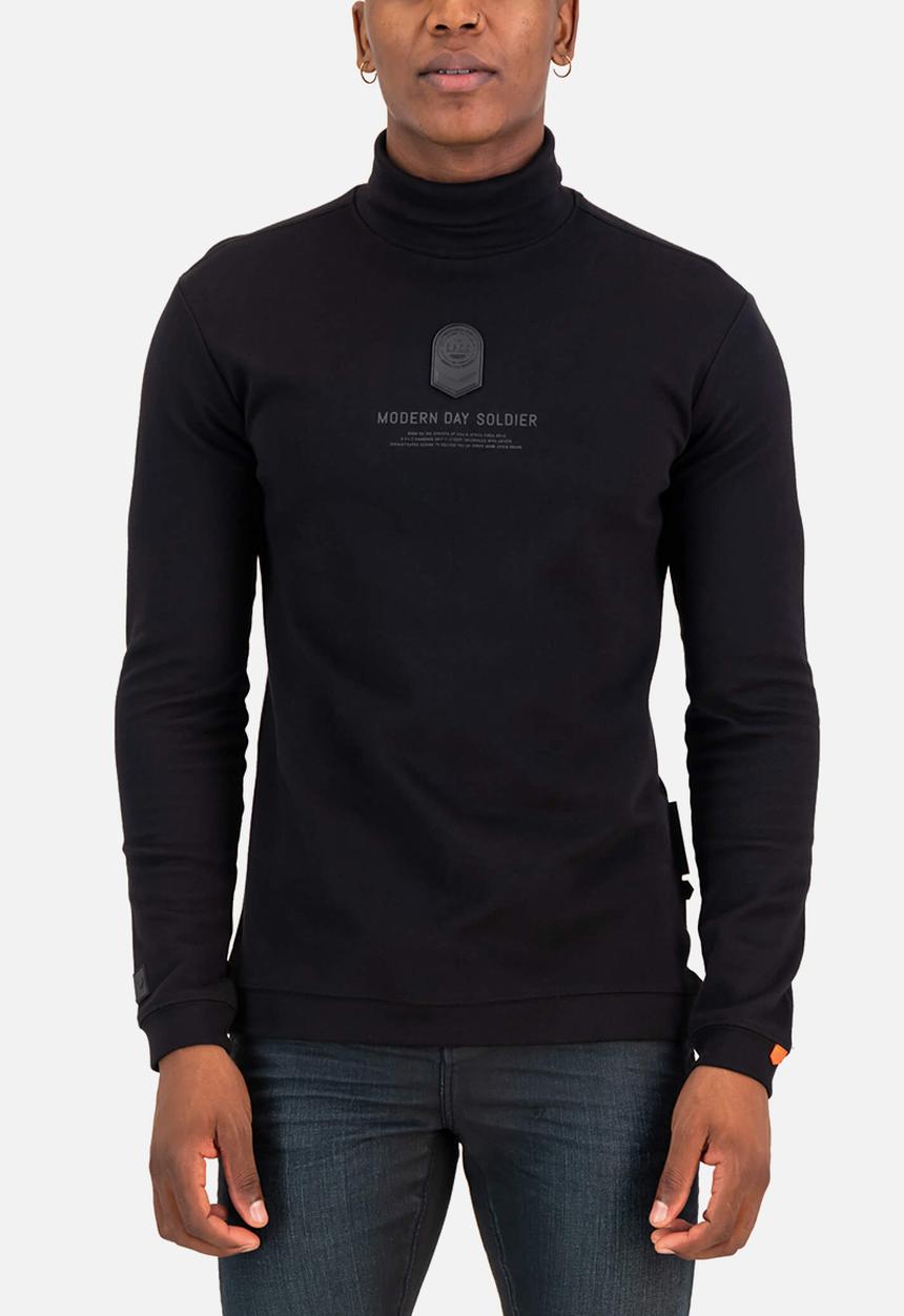 S.P.C.C - Kramden Fashion Slimline Fit Long Sleeve Tees - Black