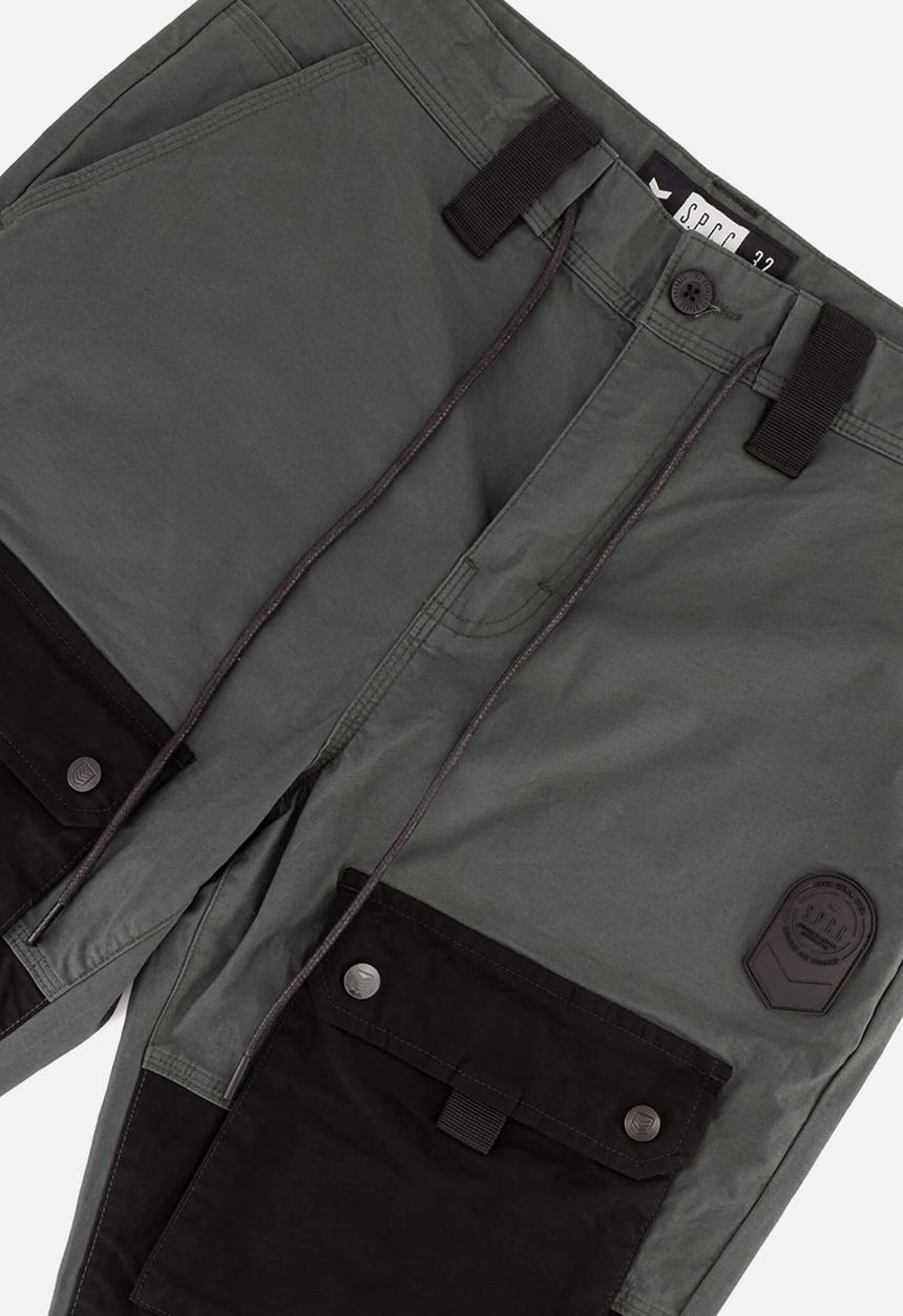 S.P.C.C - Branald Fashion Regular Fit Pants - Dark Olive & Black