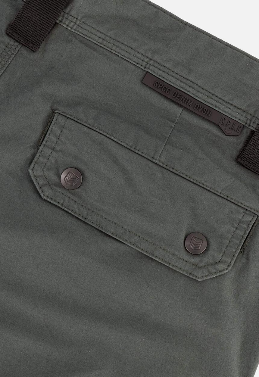 S.P.C.C - Branald Fashion Regular Fit Pants - Dark Olive & Black