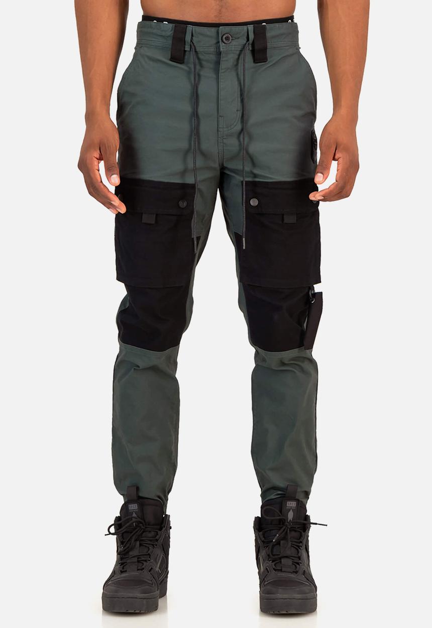 S.P.C.C - Branald Fashion Regular Fit Pants - Dark Olive & Black