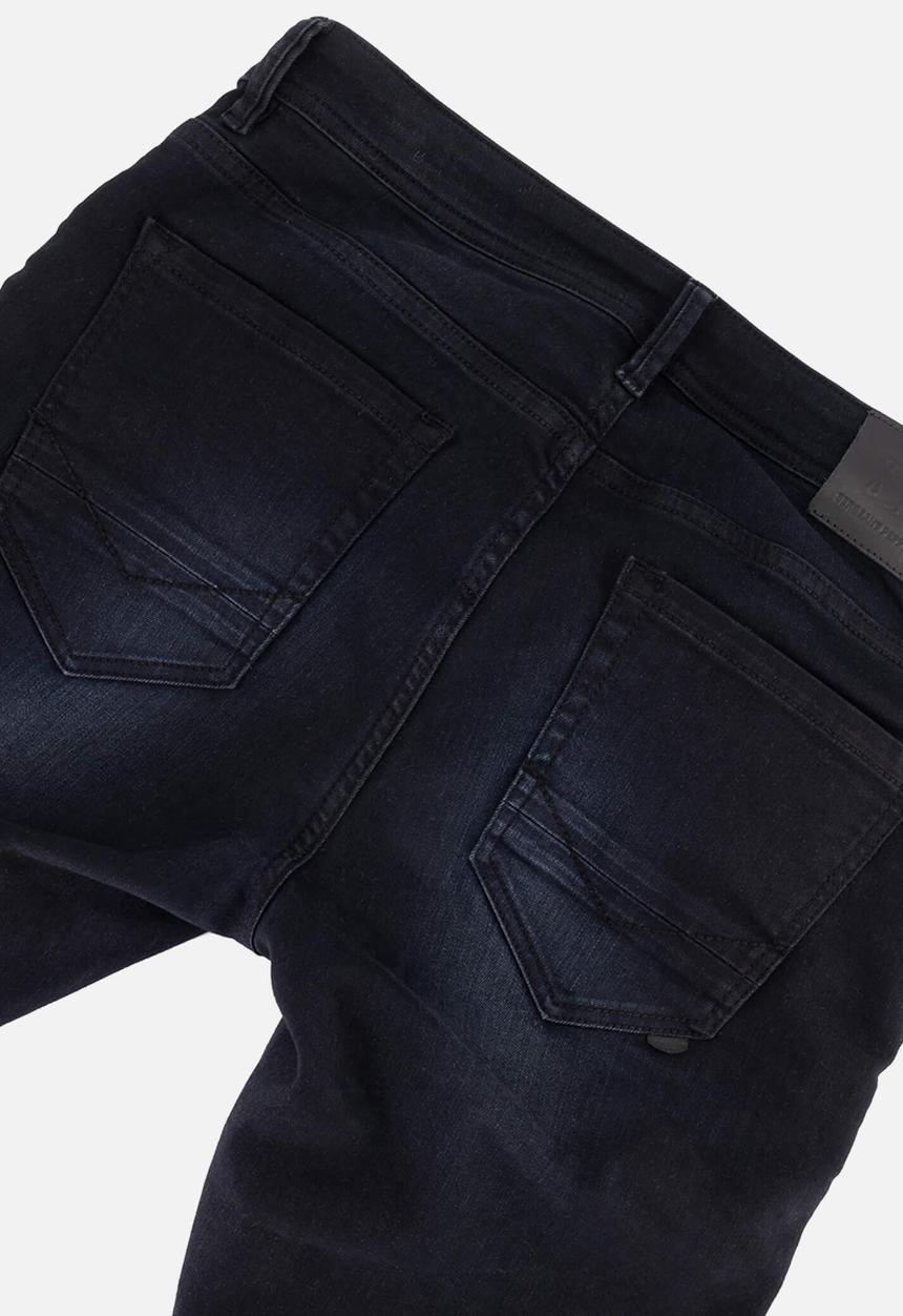 S.P.C.C - Demolition Fashion Trench Fit Jeans - Indigo