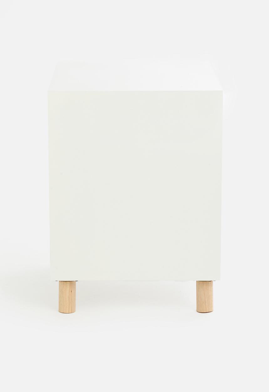 Native Decor - Thendo bedside pedestal - white