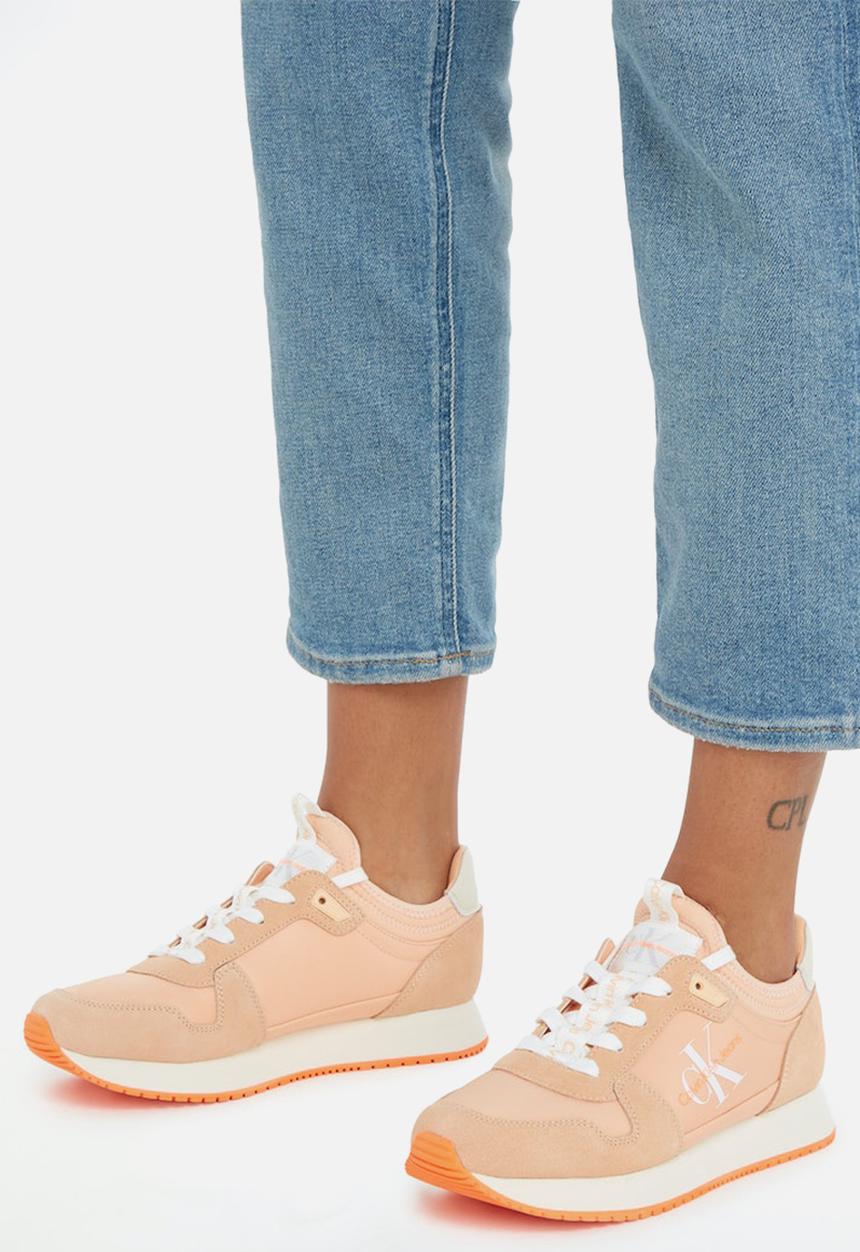 Calvin Klein - Runner sock laceup ny-leather