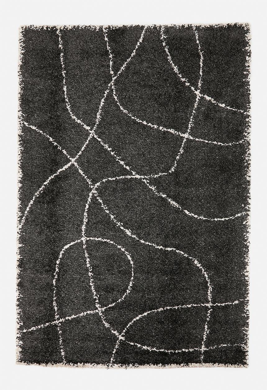 Fotakis - Shaggy Rug Swirl - Black