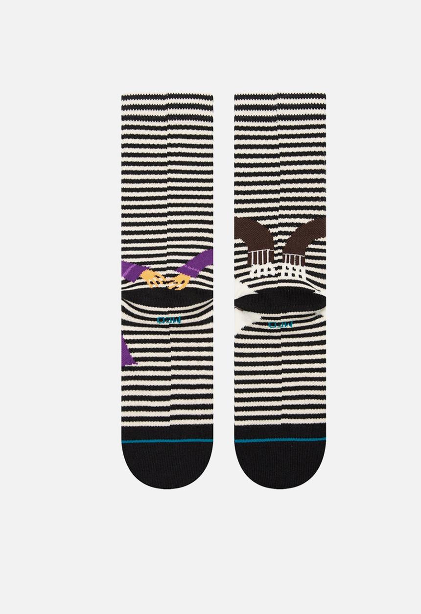 Stance Socks - Oompa loompa crew - black & white
