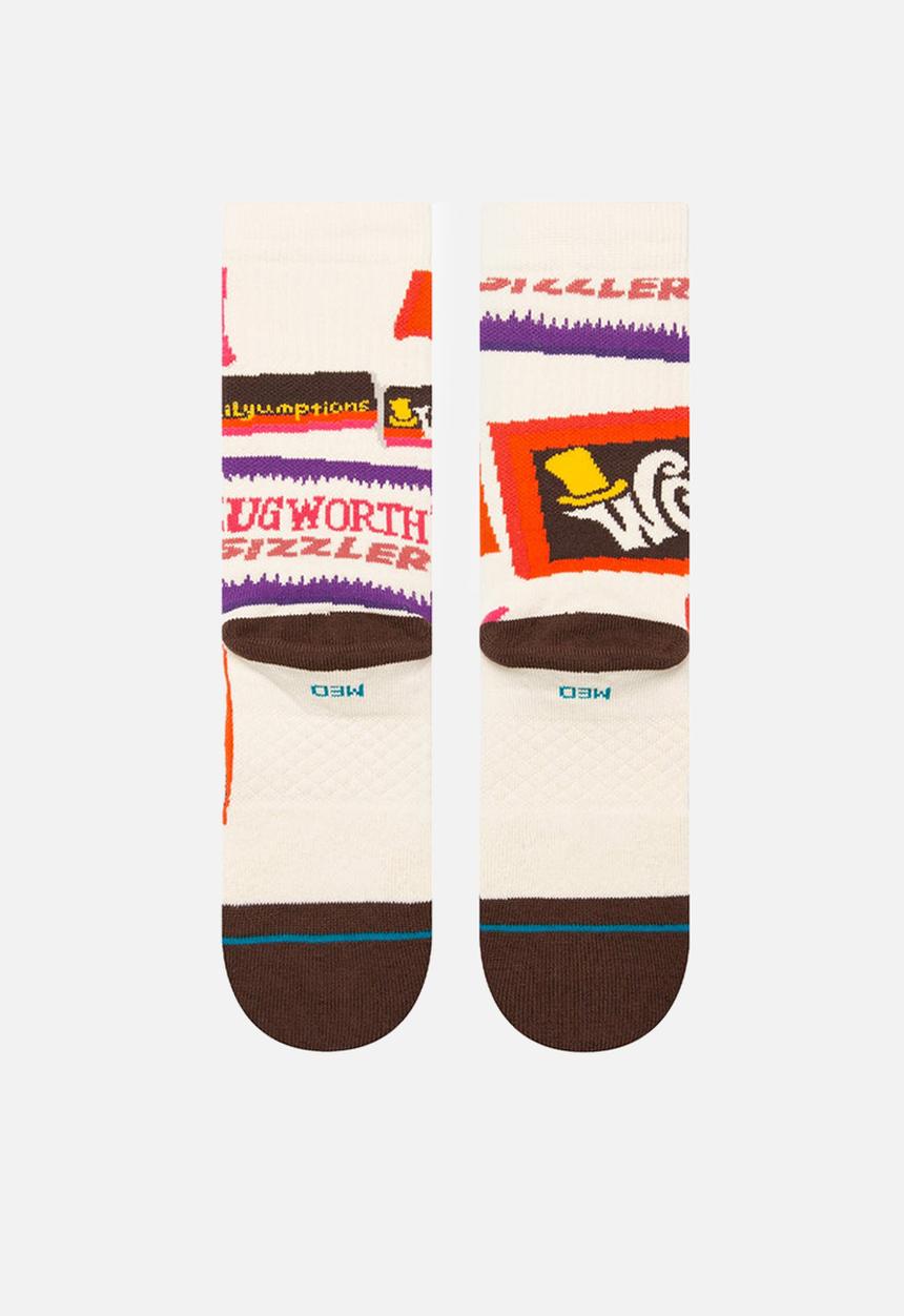 Stance Socks - Wonka bars crew - brown