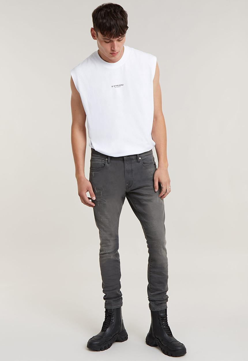 G-STAR - Revend skinny - lt aged destroy