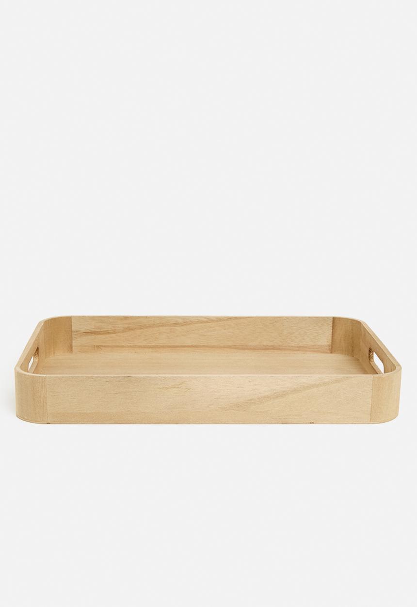 H&S - Niko nesting tray set of 3 - brown