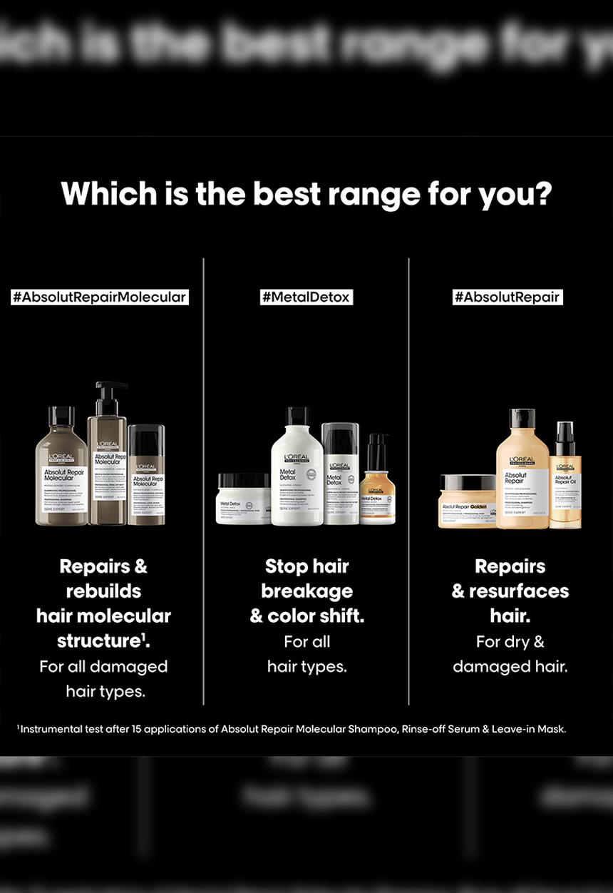 L’Oreal Professionnel - Absolut Repair Molecular Repairing and Rebuilding Leave in Mask -100ml