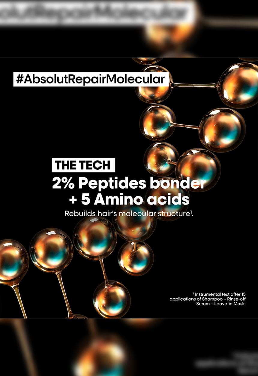 L’Oreal Professionnel - Absolut Repair Molecular Restoring Strengthening Shampoo- 300ml