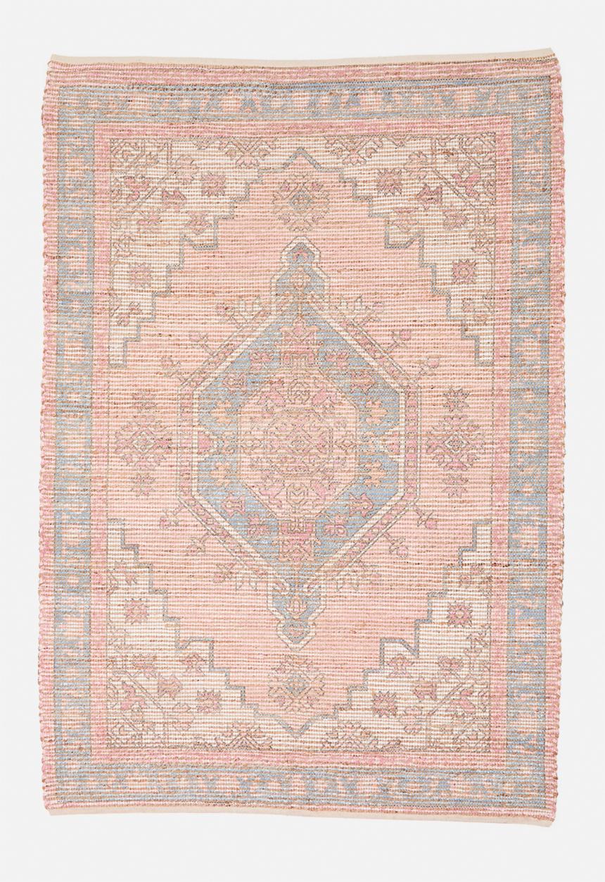 Sixth Floor - Chindi Jute Printed Rug - Multi